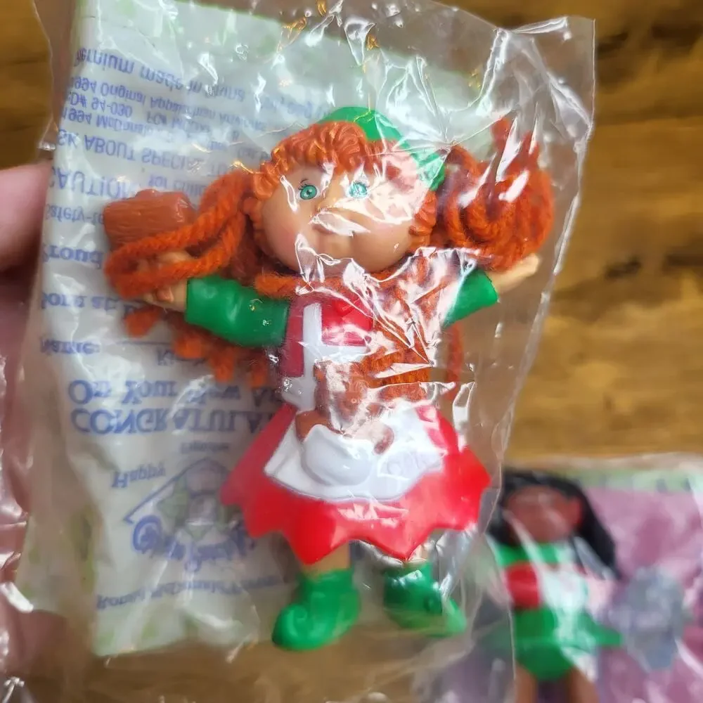 VTG Cabbage Patch Kids Happy Meal figures Jennifer Kimberly Katherine 2 NEW